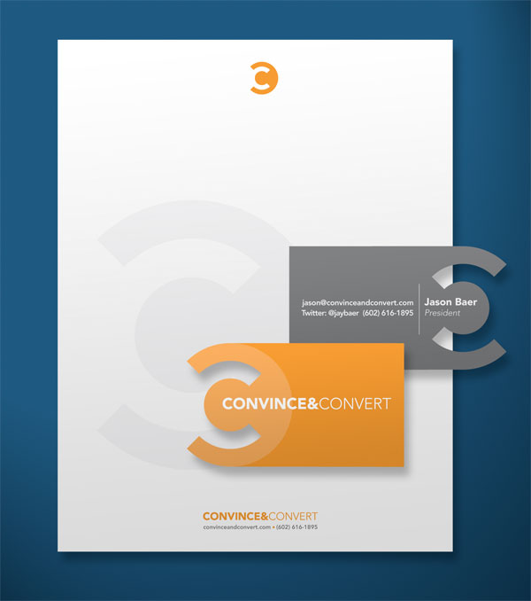 Convince and Convert Business Card Design