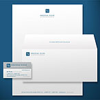 Nouveau Riche Stationery Design
